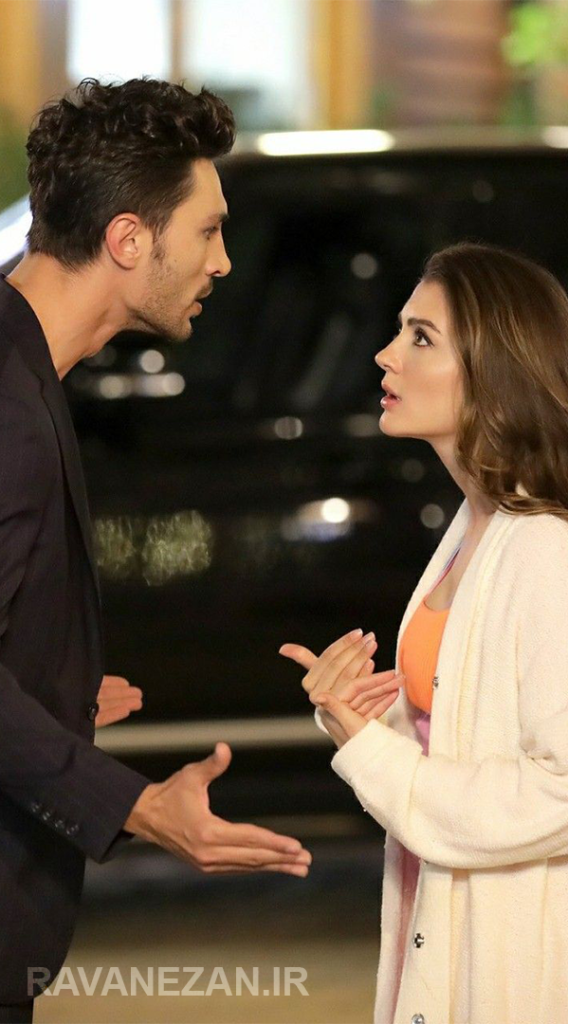 مرد و زن هر دو در حال مشاجره